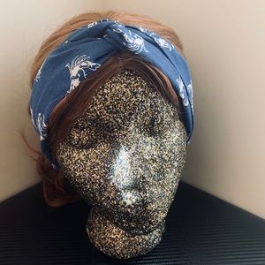 Blue Crab Turban Headband